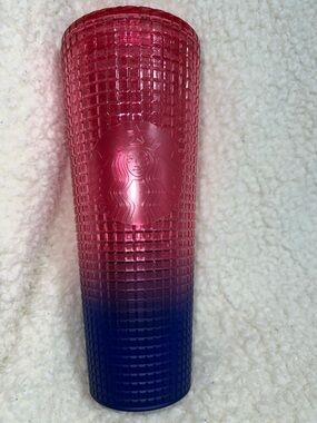 Starbucks Pink to Blue Gradient Studded Tumbler
